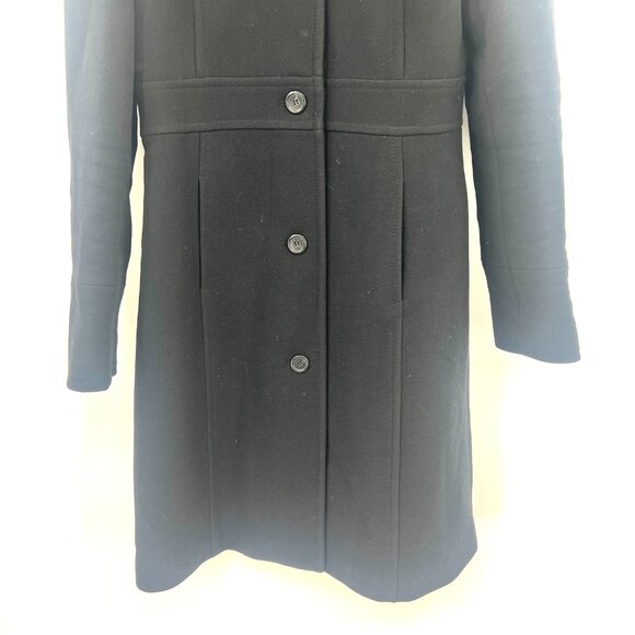 J. Crew Factory Black Pea Coat - Picture 3 of 7